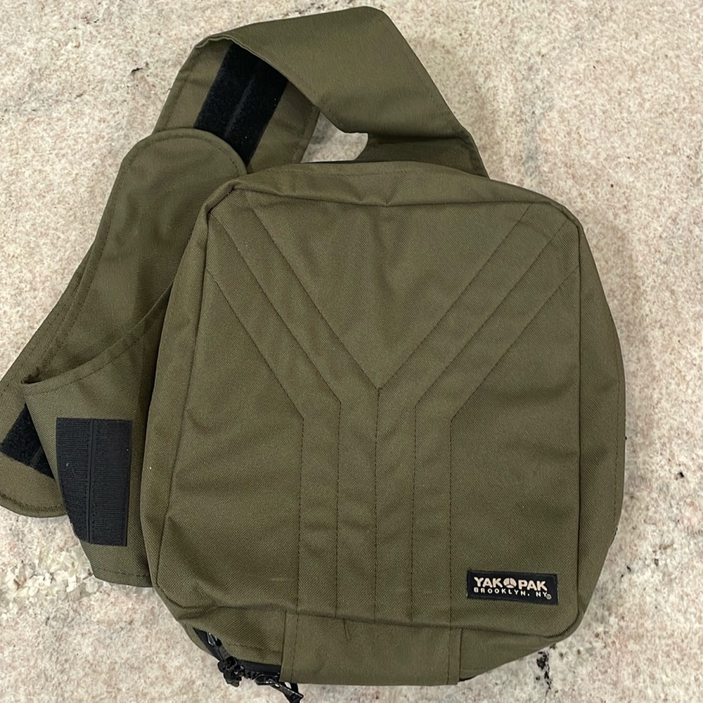 Genuine YAK PAK Y2K  Bag - Original Vexed Generation Design Olive Green